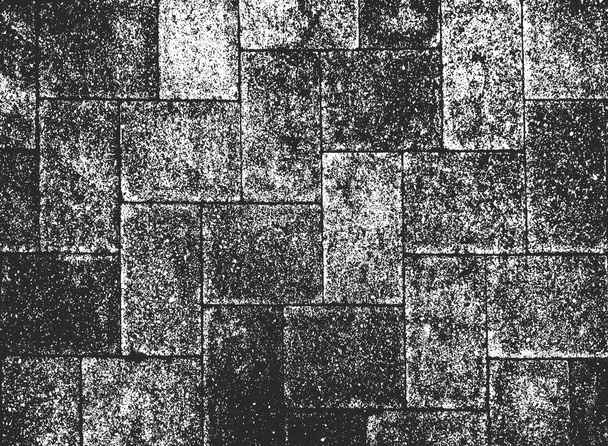 Textura de sobreposição angustiada de parede de tijolo velho
 - Vetor, Imagem