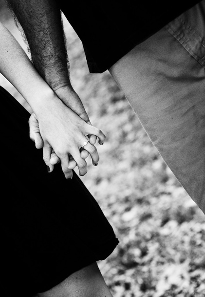 holding hands - Foto, Bild