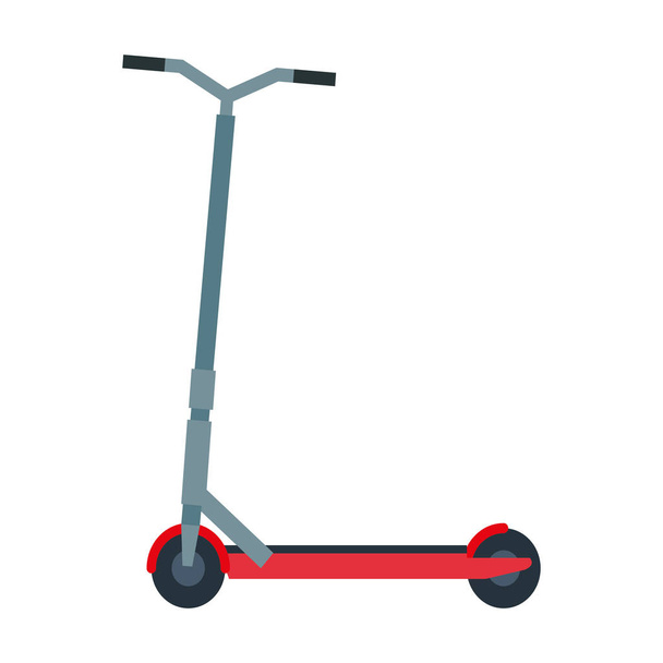 folding scooter isolated icon - Vector, Image