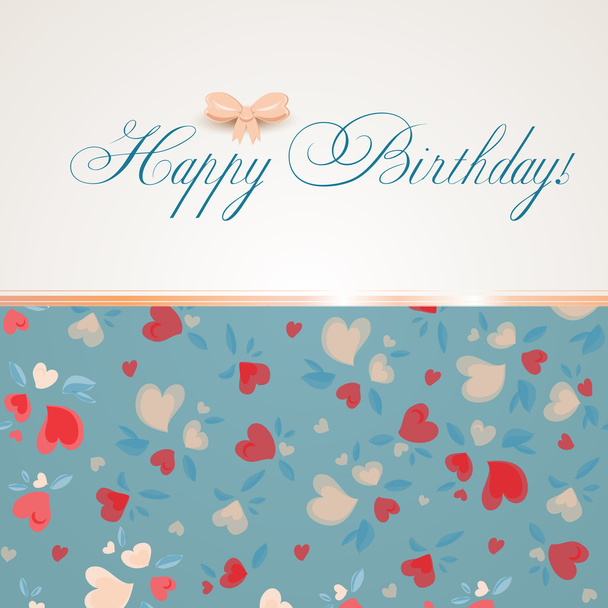 Birthday card - Vettoriali, immagini