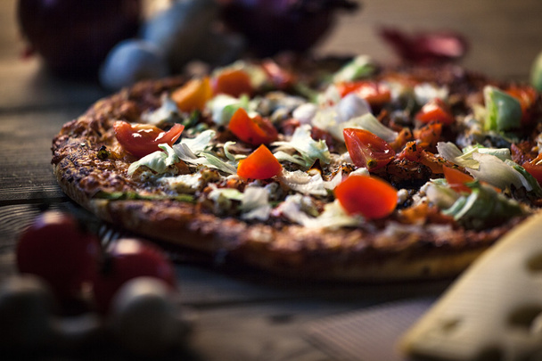 Pizza italiana
 - Foto, Imagen