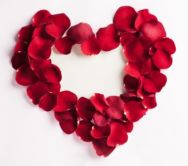 Rose Petal Heart - Фото, изображение