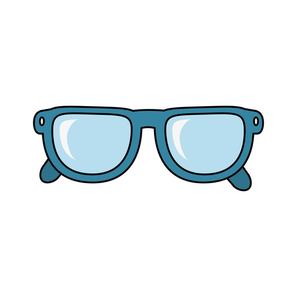 γυαλιά οπτικό εξάρτημα εικονίδιο διανυσματικά εικονογράφηση σχεδιασμός - Διάνυσμα, εικόνα