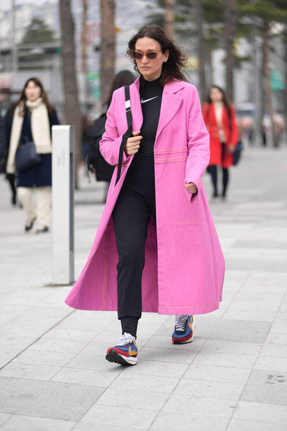 Tydzień mody w Seul Korea Południowa 2019 jesień/zima - Zdjęcie, obraz