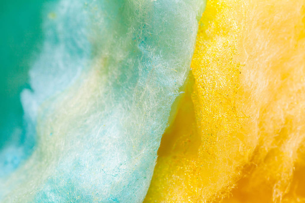 colorful cotton candy in soft color for background - Foto, Imagem