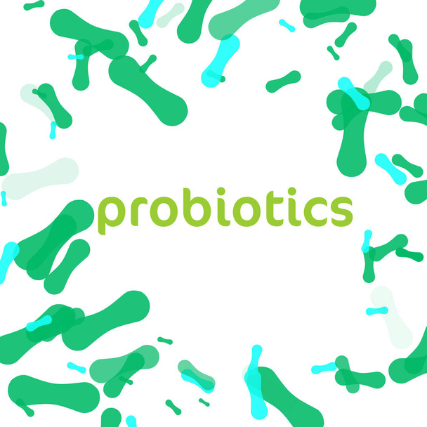 Bakterie probiotika vektorové Logo - Vektor, obrázek
