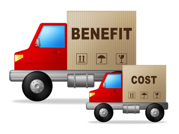 Beneficio versus costo El producto significa valor ganado sobre el dinero gastado
  - Foto, Imagen