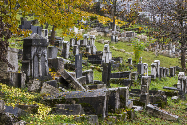 Historical abandoned Jewish Cemetery in Sarajevo. Bosnia and Herzegovina - Photo, Image