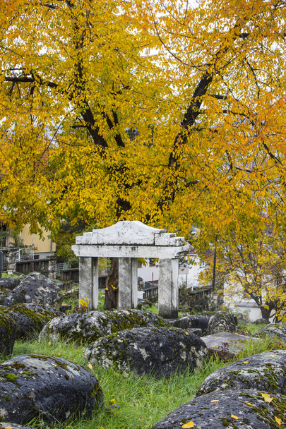 Ancien cimetière juif abandonné de Sarajevo. Bosnie-Herzégovine
 - Photo, image