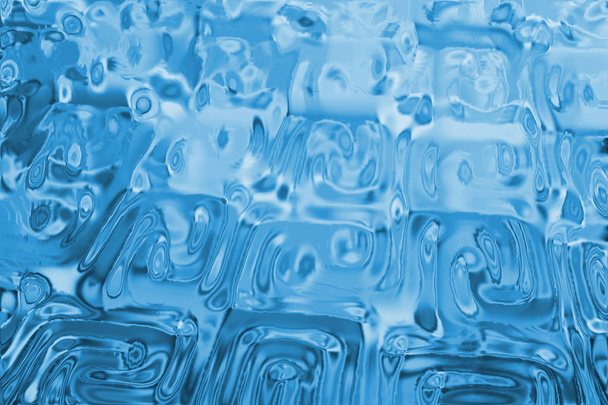 抽象ジオメトリ青の背景 - 写真・画像