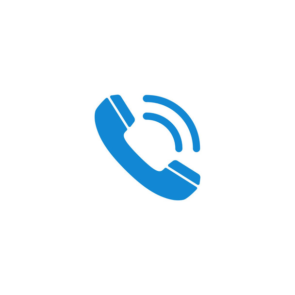 Comunicação moderna entre em contato conosco ícones símbolos de design para negócios de tecnologia toda a empresa com aparência high-end na ilustração de vetor de cor azul isolado no fundo branco
 - Vetor, Imagem