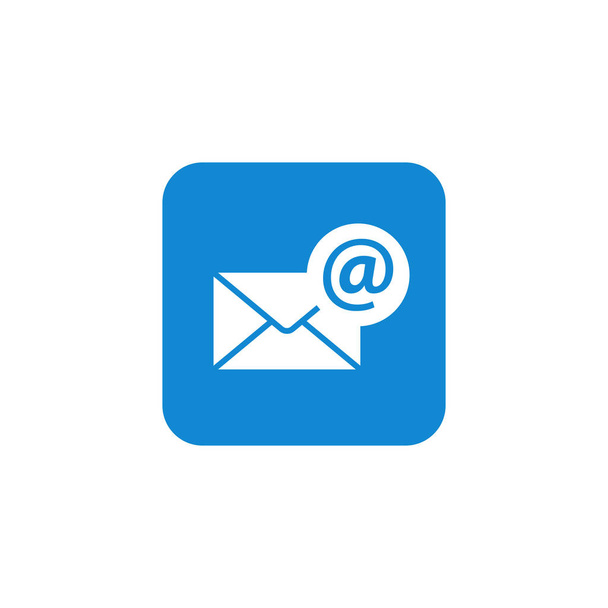Comunicazione moderna contattaci icone simboli di design per il business della tecnologia tutta l'azienda con sguardo di fascia alta su illustrazione vettoriale di colore blu isolato su sfondo bianco
 - Vettoriali, immagini