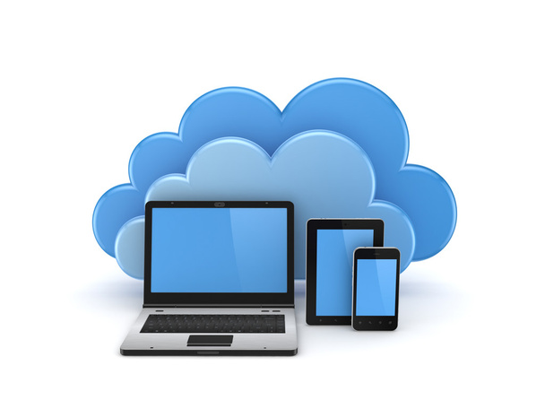 Cloud computing concept. - Photo, image