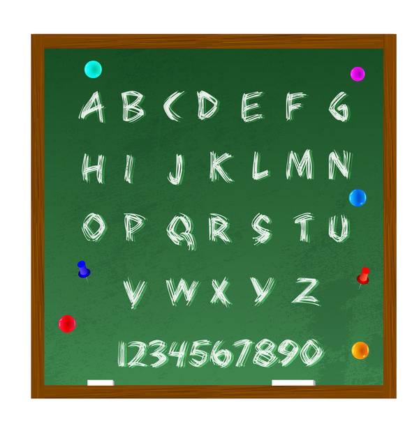 Διάνυσμα αλφάβητο, εικονογράφηση διάνυσμα - Διάνυσμα, εικόνα