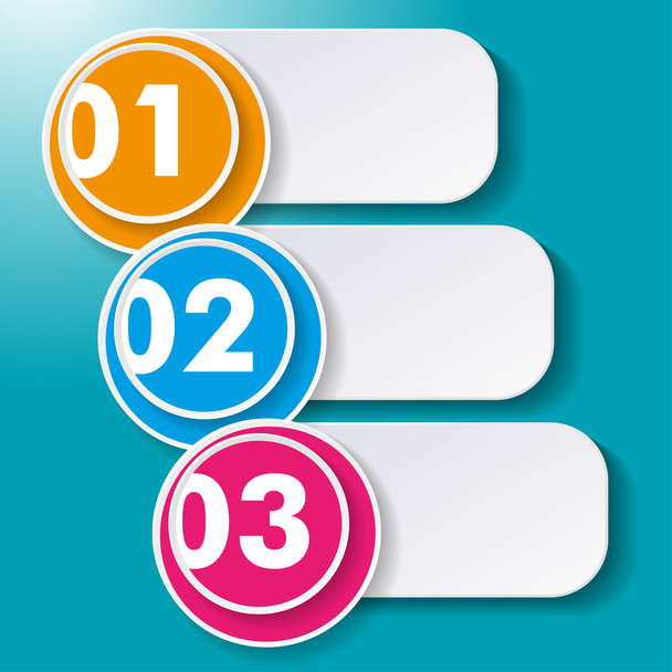 Three Options Paperlabels - Vector, Image