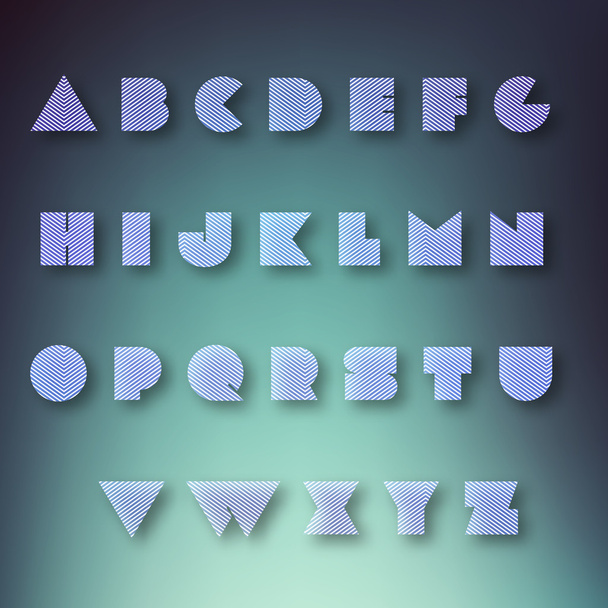 Vector set of alphabet - Vector, Image