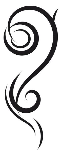 Απλό μαύρο και λευκό τατουάζ σκίτσο του Λίο Ωροσκόπιο πινακίδα vecto - Διάνυσμα, εικόνα