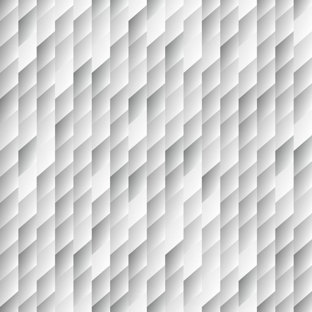 Abstract light seamless background pattern with rhomboids.Vector 3D graphic illustration in grayscale. - Vector, Image
