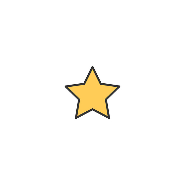 Star icon design. Essential icon vector design - Vector, Image