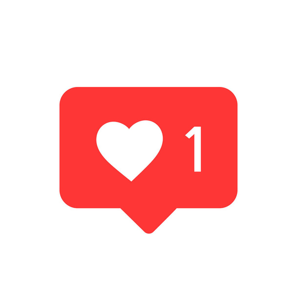 Icono de notificaciones. Como vector de iconos. redes sociales Como icono de vector. Instagram como notificación
 - Vector, Imagen