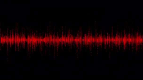 visualization of audio wave - Footage, Video