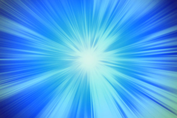 mavi görüntü güç yakınlaştırma efekti illüstrasyon soyut arka planı için - Fotoğraf, Görsel