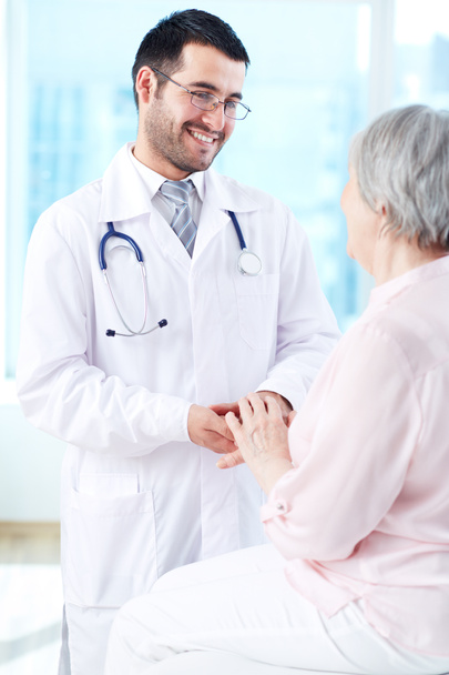 Speaking with patient - Photo, Image