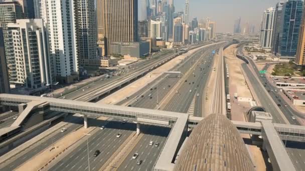 panoráma města Dubaj - Záběry, video