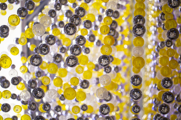 textuur van abstracte Glazen bollen van verschillende kleuren - Foto, afbeelding