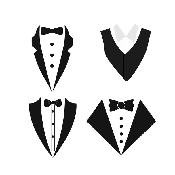 Suit icon isolated on a white background. - Vektor, kép