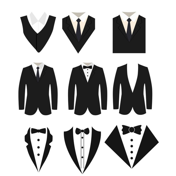 Suit icon isolated on a white background. - Διάνυσμα, εικόνα