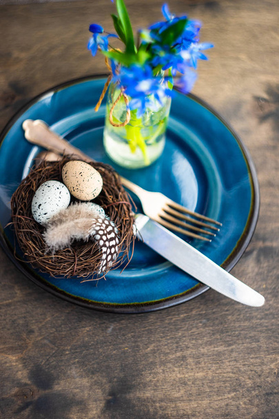 Easter table setting - Photo, Image