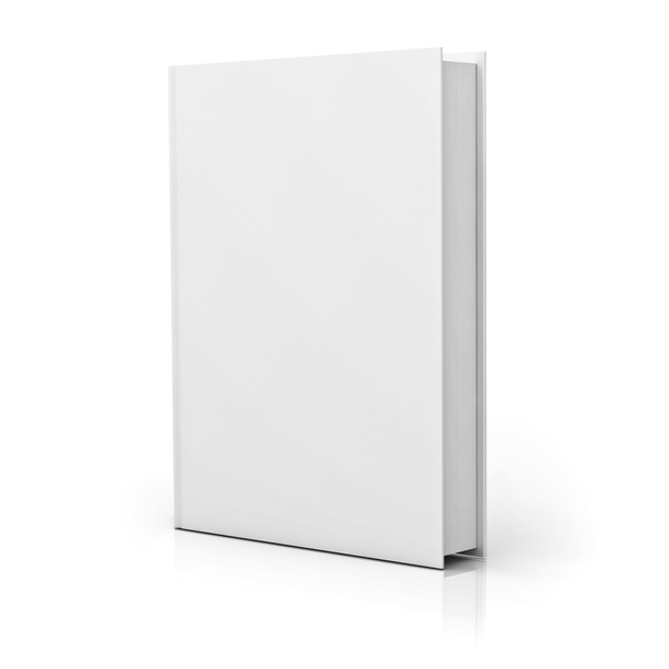 Capa de livro em branco sobre branco
 - Foto, Imagem
