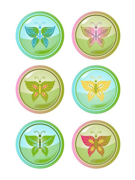 butterflies - Vektor, obrázek