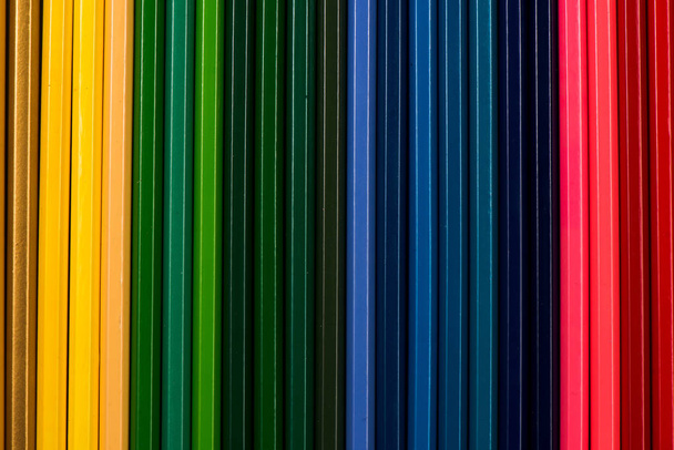 lápices de colores de cerca. lápices para dibujar. lápices de colores
 - Foto, imagen