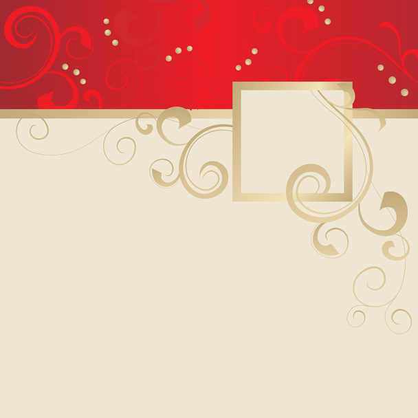 red letterhead - Вектор,изображение