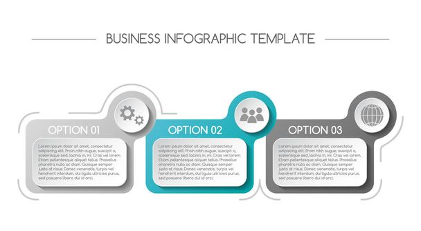 Бизнес-инфографика с иконками. Вектор
 - Вектор,изображение