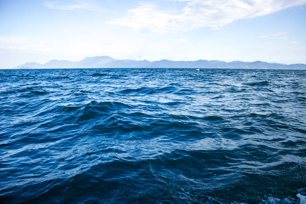 Blue Ocean Krajobraz Tapety wody tło lato morze fala połowów Resort - Zdjęcie, obraz