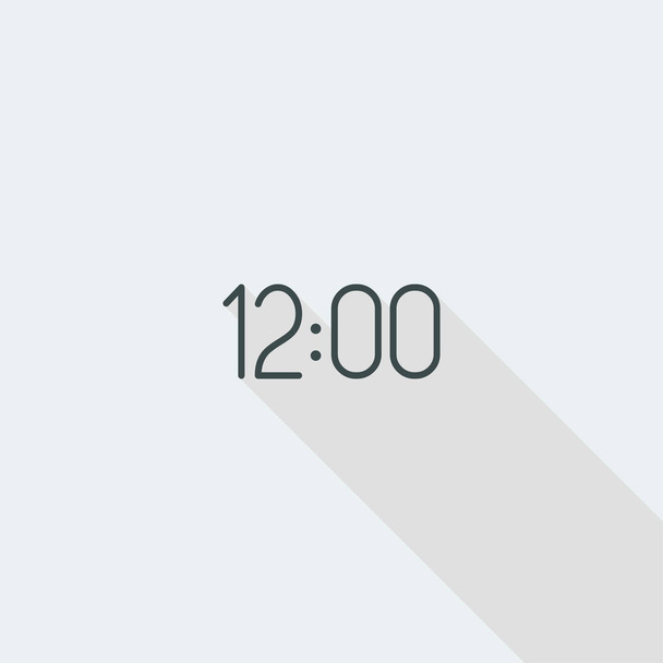Digitaal horloge of stopwatch - Vector, afbeelding