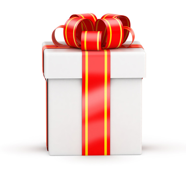 Caja de regalo blanca - Foto, imagen