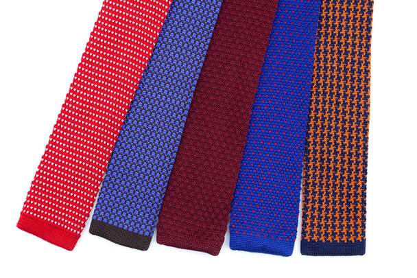 Πολύχρωμα πλεκτά γραβάτες - Φωτογραφία, εικόνα