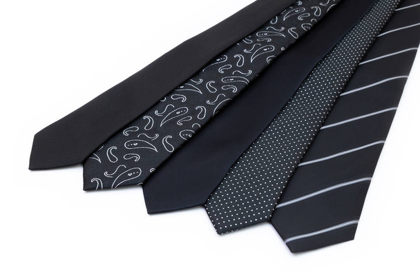 Μαύρες γραβάτες συλλογή - Φωτογραφία, εικόνα