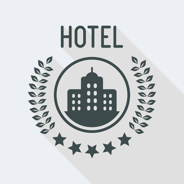 El mejor icono de hotel de lujo
 - Vector, Imagen