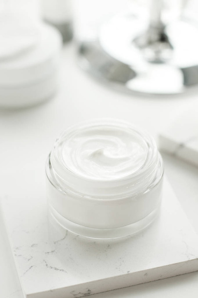 Luxury skincare cosmetics in a bathroom - Foto, Bild