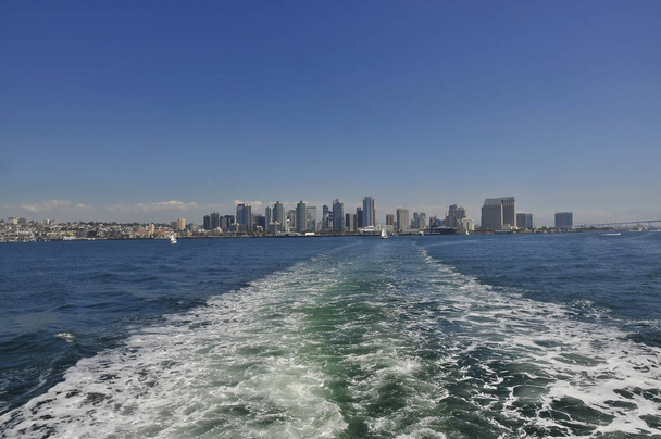 View over San Diego from the Ocean - Фото, изображение
