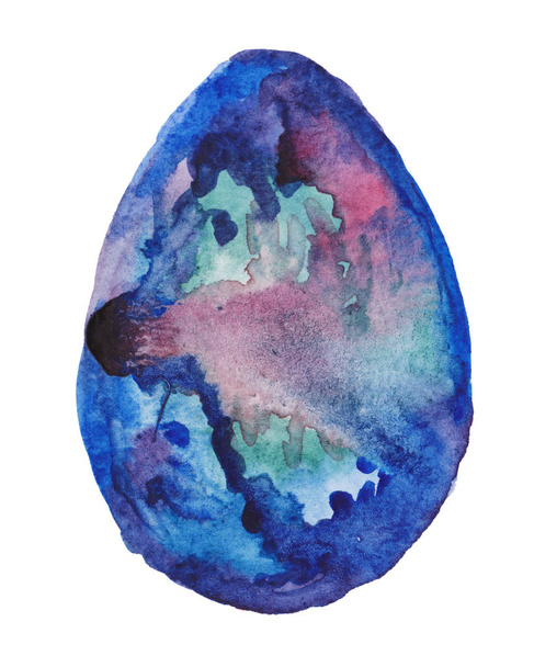 Waterccolor Boldog húsvéti tojás, rajz, művészet. Kézi háttér - Fotó, kép