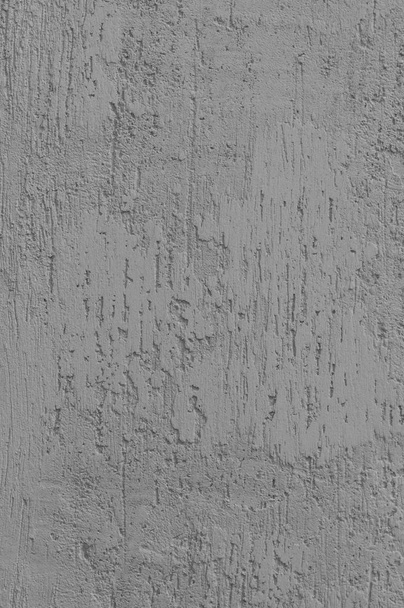 hell grau grunge verputzte Wand Stuck Textur, vertikal detaillierte natürliche Kratzer grungy grau grob rustikal strukturierten Hintergrund, Betonputz Muster Detail, leer Kopierraum Makro Nahaufnahme - Foto, Bild