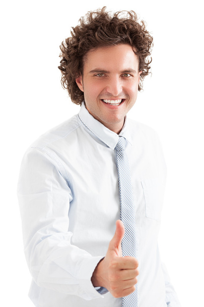 Businessman Showing Thumbs Up - Foto, immagini