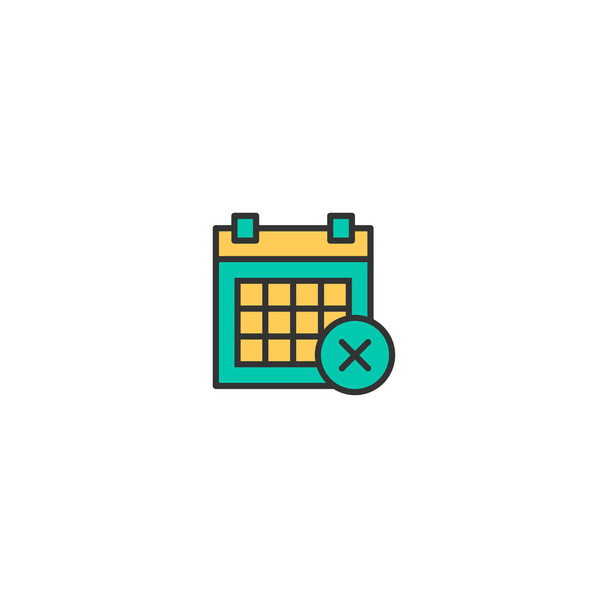 Calendar icon design. Interaction icon vector design - Vector, Image