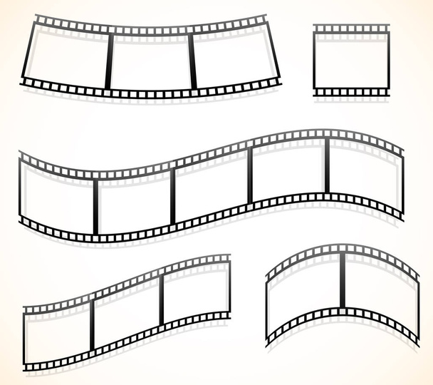 Siyah Beyaz Film şeritler, film bantları - Fotoğraf, Görsel